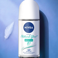 NIVEA Natural Glow Sensitive Deo Roll On 50ml | Gentle Care