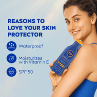 NIVEA Sun SPF 50 Lotion 125ml | Broad Spectrum UV Protection