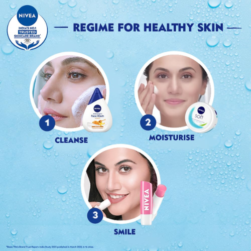 NIVEA Milk Delights Honey Face Wash for Dry Skin – 100ml