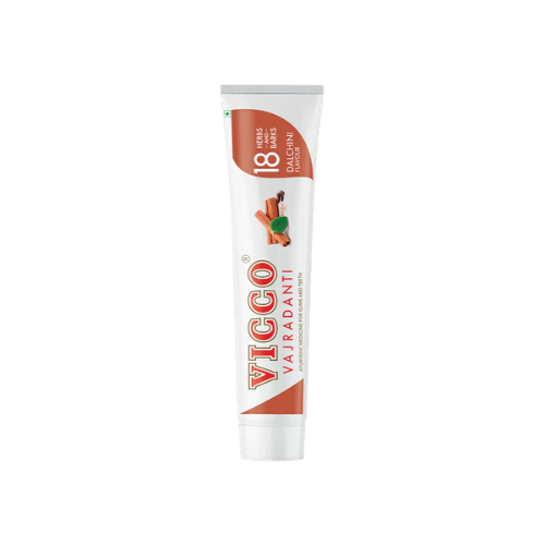 Vicco Vajradanti Paste in Dalchini Flavour | Ayurvedic Herbal Toothpaste for Healthy Teeth & Strong Gums