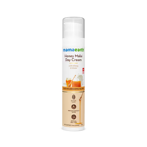 Mamaearth Honey Malai Night Cream 50g | Nourishing Glow