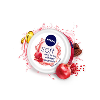 NIVEA Soft Peppy Pomegranate Cream 200ml | Fresh Hydration