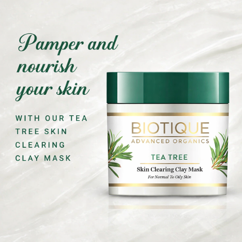 Biotique Tea Tree Skin Clearing Clay Mask 70g