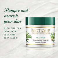 Biotique Tea Tree Skin Clearing Clay Mask 70g