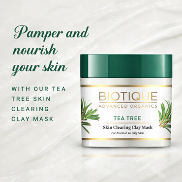 Biotique Tea Tree Skin Clearing Clay Mask 70g