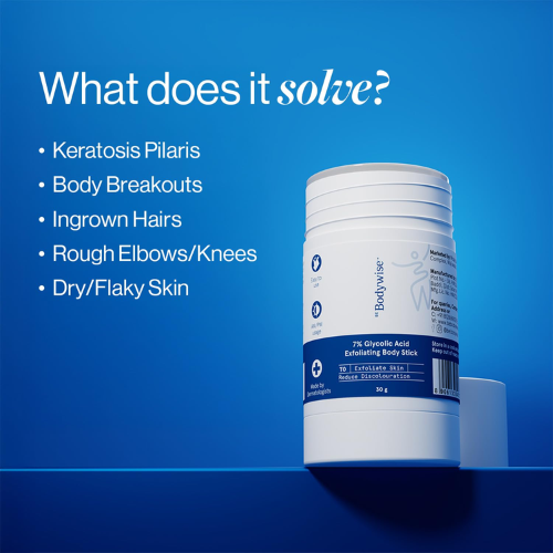 Be Bodywise 7% Glycolic Acid Exfoliating Body Stick 30g