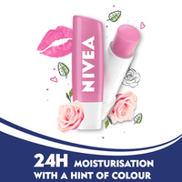 NIVEA Soft Rosé Lip Balm | Hydrating Pink Glow