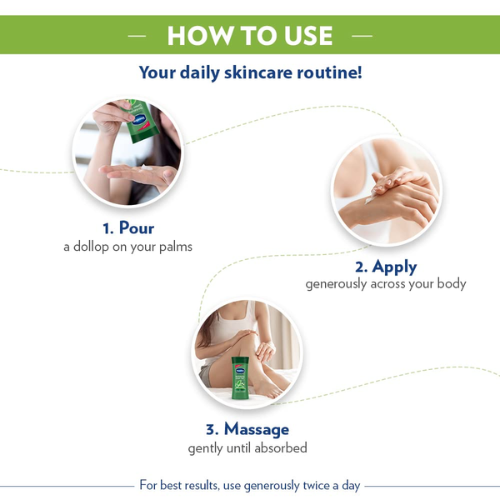 Vaseline Green Tea Body Lotion 100ml | Revitalizing Care