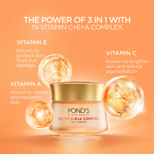 POND’S Bright Beauty 1% Vit C Gel Crème - 50g