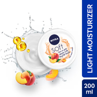 NIVEA Soft Playful Peach Cream 200ml | Hydrating Glow Moisturizer