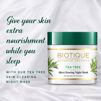 Biotique Tea Tree Skin Clearing Night Mask 50g