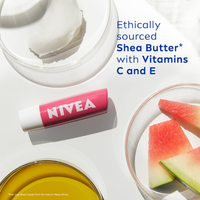 NIVEA Watermelon Shine Lip Balm | Soft Glossy Lips