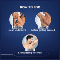 NIVEA Men Cool Kick Deo Roll On 50ml – Long-Lasting Freshness