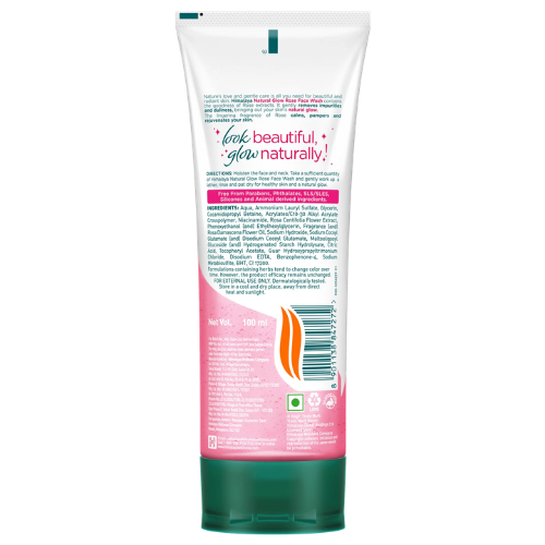 Himalaya Natural Glow Rose Face Wash | Gentle Glow Cleanser