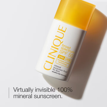 Clinique SPF 50 Mineral Sunscreen Fluid for Face 30ml