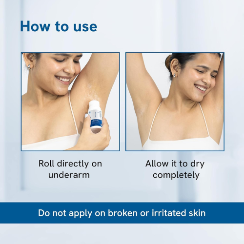 Be Bodywise 4% AHA BHA Underarm Roll On Aqua 50ml
