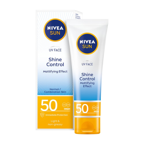 NIVEA SUN UV Face Shine Control Cream SPF 50 | Matte Finish