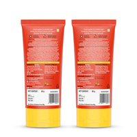 Aqualogica Detan+ Dewy Sunscreen SPF 50+ PA++++ with Cherry Tomato & HA - 80 g (Pack of 2)