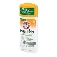 Arm & Hammer Essentials Natural Deodorant, Unscented 2.5oz