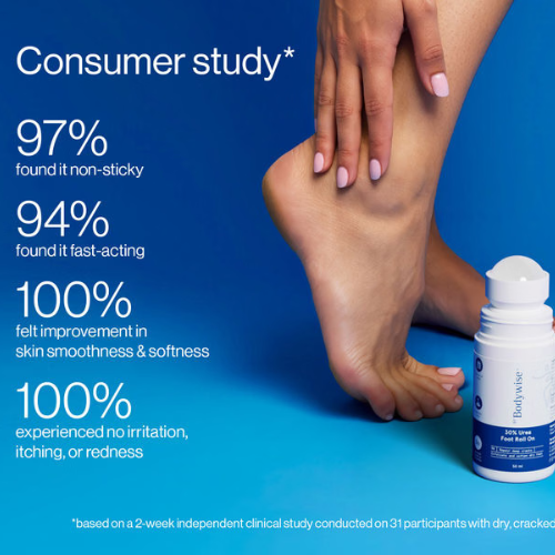Be Bodywise 130% Urea Foot Roll On for Cracked Heels