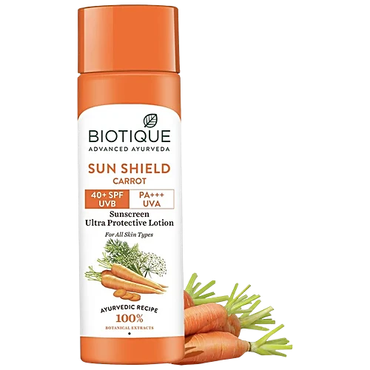Biotique Sun Shield Carrot Sunscreen SPF 40+