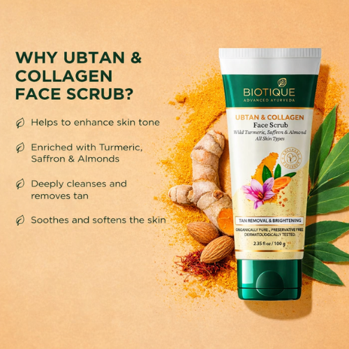 Biotique Ubtan & Collagen Face Wash 150ml