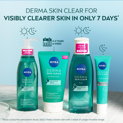 NIVEA Derma Skin Clear Exfoliator | Clear & Smooth Skin