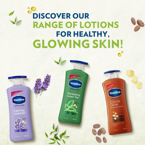 Vaseline Green Tea Body Lotion 100ml | Revitalizing Care
