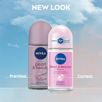 NIVEA Pearl & Beauty Radiance Deo Roll On 50ml | Long-Lasting Freshness