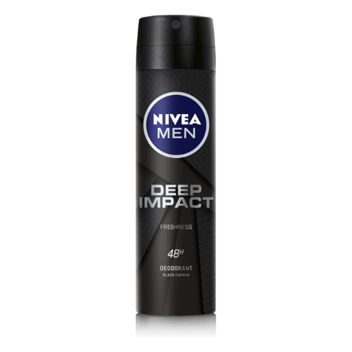 NIVEA Men Deep Impact Deodorant Spray 150ml | Long Freshness