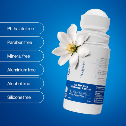 Be Bodywise 6% AHA BHA Underarm Roll On | Flora