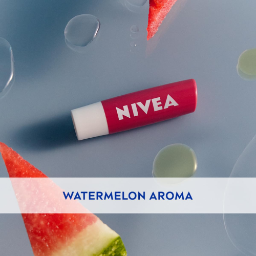 NIVEA Watermelon Shine Lip Balm | Soft Glossy Lips