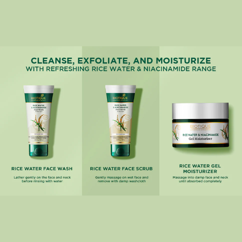Biotique Rice Water & Niacinamide Face Wash 100ml