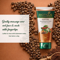 BIOTIQUE Coffee Energizing Face Wash 150ml | Fresh Skin