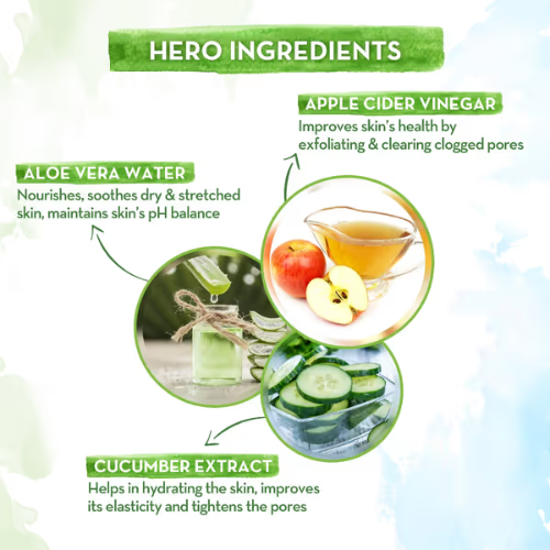 Mamaearth Apple Cider Vinegar Foaming Face Wash with Aloe Vera Water – 150ml