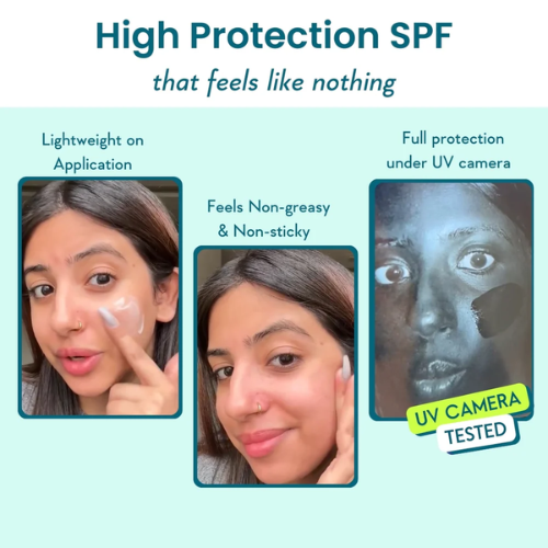 WishCare Niacinamide Oil Balance Fluid Sunscreen SPF 50 PA++++ | Lightweight Broad Spectrum Sunscreen