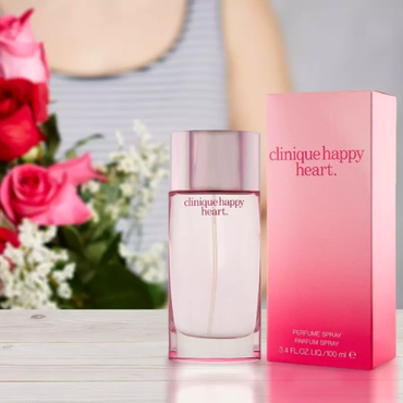 Clinique Happy Heart Eau de Parfum Spray 100ml – Fresh Floral Scent