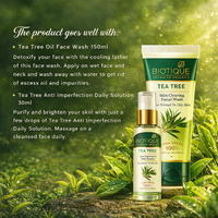 BIOTIQUE Tea Tree Facial Toner 120ml | Oil Control