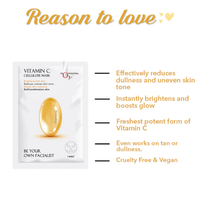 O3+ Facialist Vitamin C Cellulose sheet Mask for pigmentation and uneven skin (30g)