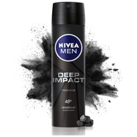 NIVEA Men Deep Impact Deodorant Spray 150ml | Long Freshness