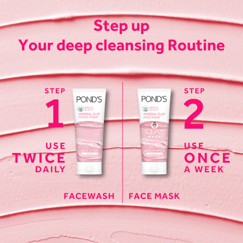 POND'S Bright Beauty Mineral Clay Face Wash 90g