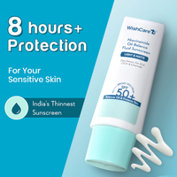 WishCare Niacinamide Oil Balance Fluid Sunscreen SPF 50 PA++++ | Lightweight Broad Spectrum Sunscreen