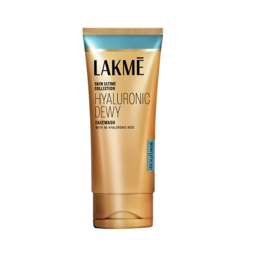Lakmé Hyaluronic Dewy Facewash – 4D Hyaluronic Acid for Deep Hydration & Glowing Skin | 100 g