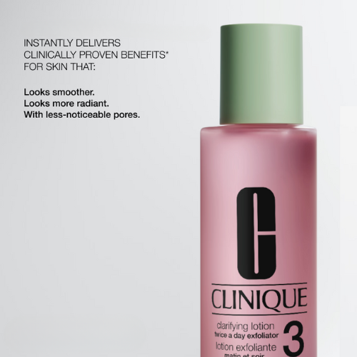 Clinique Clarifying Lotion 3 – Exfoliating Toner for Oily Skin
