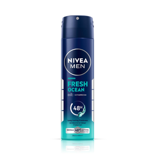 NIVEA MEN Fresh Ocean Deodorant 150ml – Long-Lasting Freshness