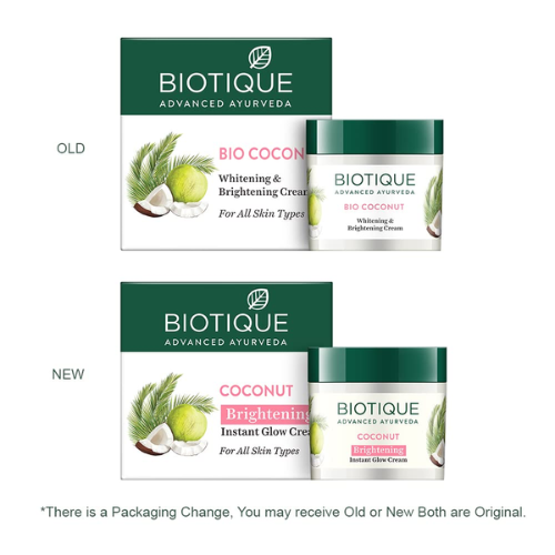BIOTIQUE Coconut Brightening Instant Glow Cream