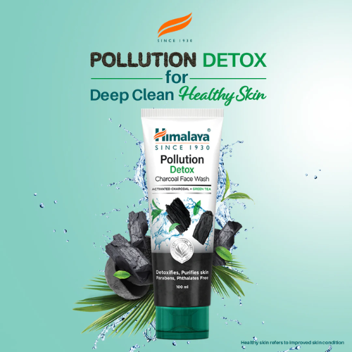 Himalaya Pollution Detox Charcoal Face Wash | Deep Cleansing