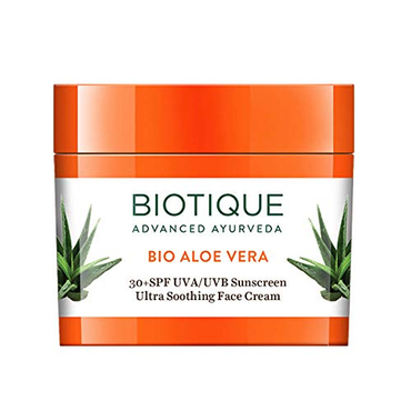 Biotique Sun Shield Aloe Vera SPF 30+ Sunscreen Cream