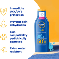 NIVEA Sun Kids Protect & Care Lotion SPF 50 200ml  | Gentle UV Shield