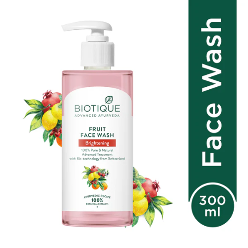 Biotique Fruit Brightening Face Wash for Glowing Skin